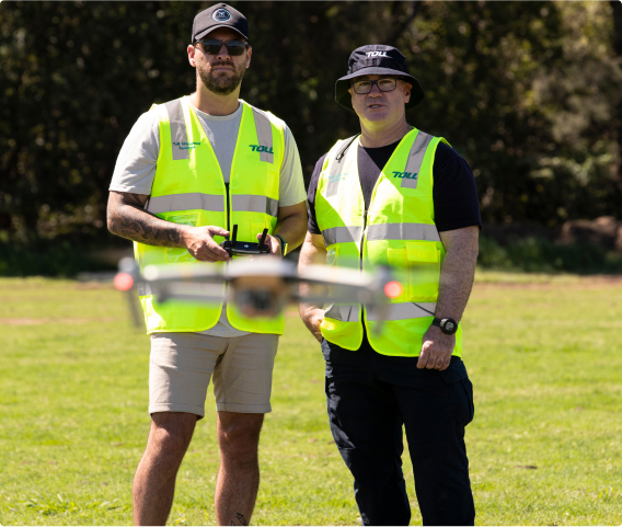 training-02 Drone student and teacher