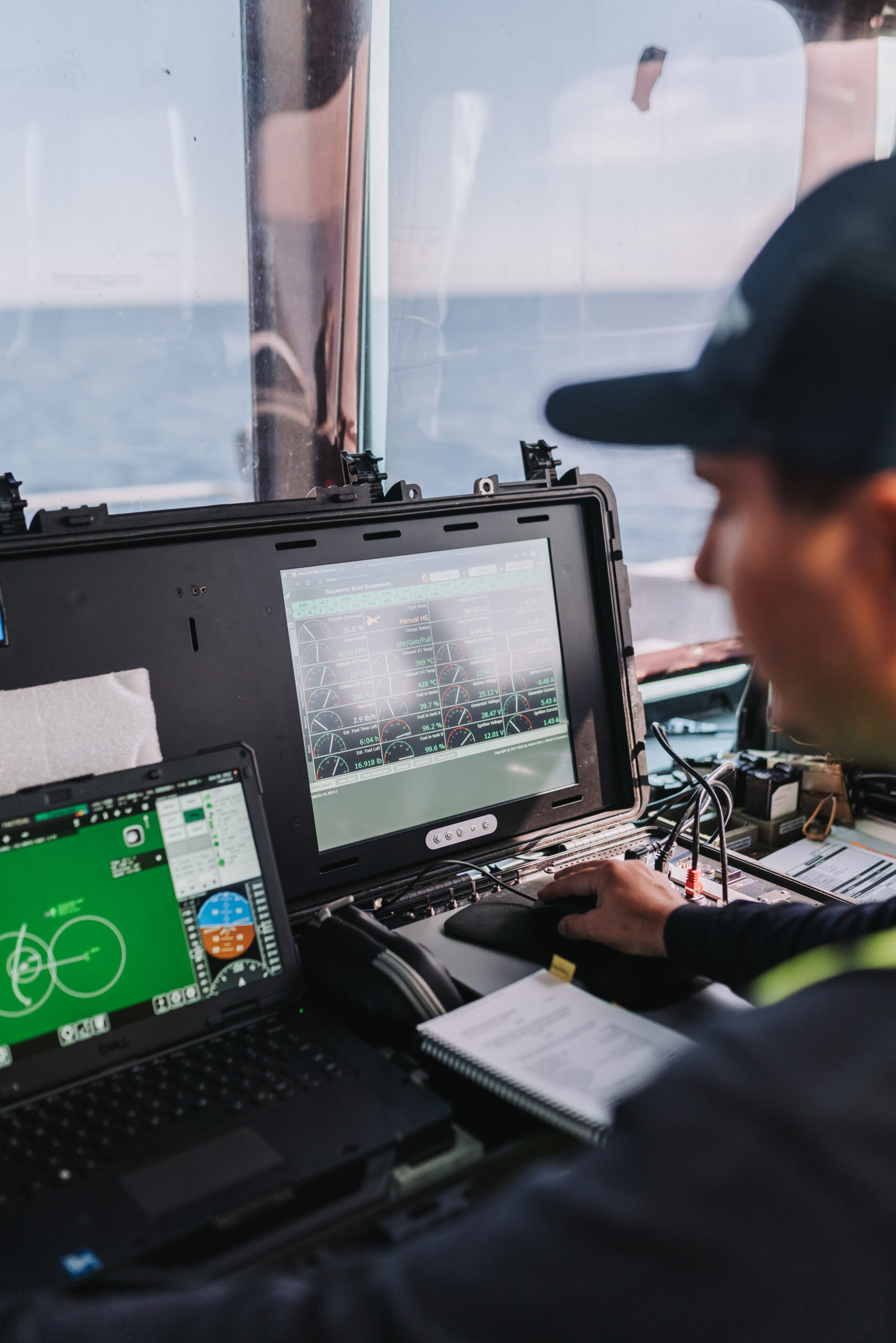 V-BAT for Operations Page Trainer at control panel